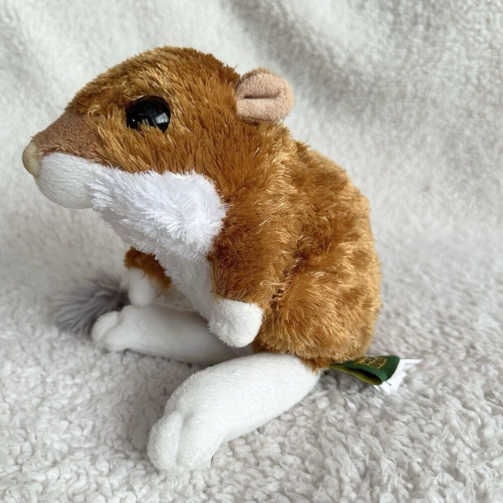 Wild Republic Realistic Mini Kangaroo Rat Brown White Stuffed Animal Plush Soft